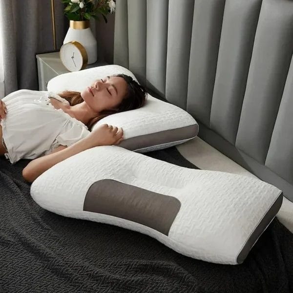 Pillow for Sleep Apnea: Orthopedic SPA Massage Pillow.