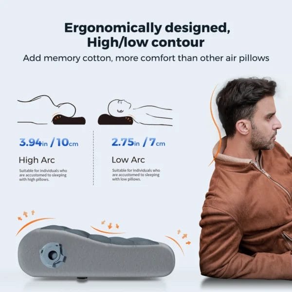 Flextailgear Zero Pillow for Sleep Apnea - Image 2