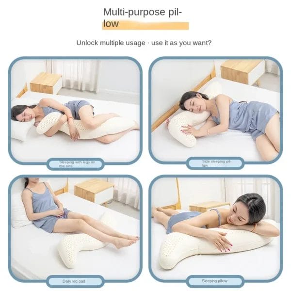 S-Shaped Pillow for Sleep Apnea Relief - Image 2