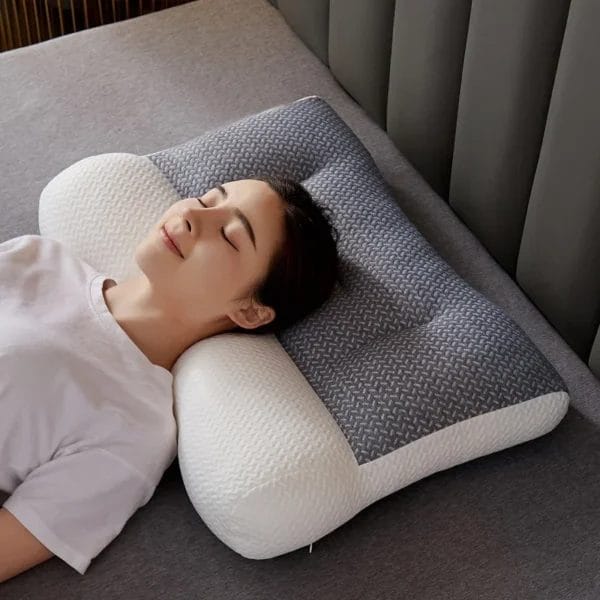 Pillow for Sleep Apnea: Soft Fiber Neck Pillow