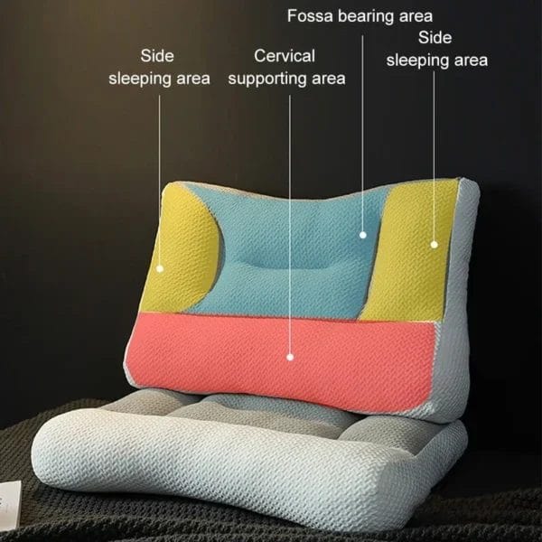 Pillow for Sleep Apnea: Soft Fiber Neck Pillow - Image 4