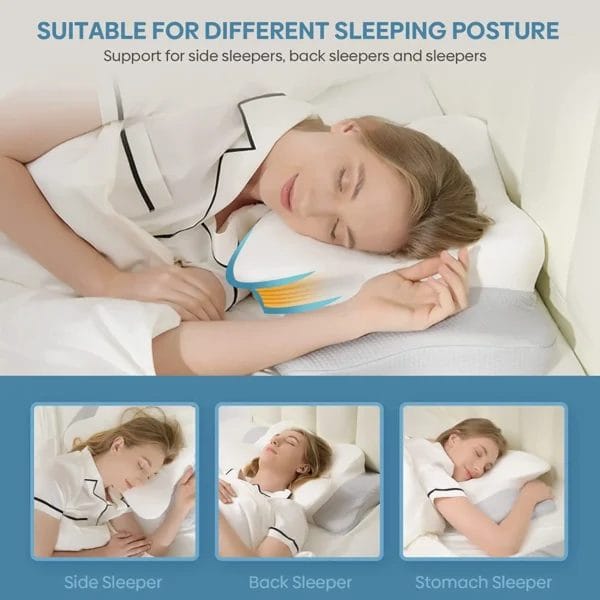 Pillow for Sleep Apnea: Ergonomic Memory Foam - Image 3