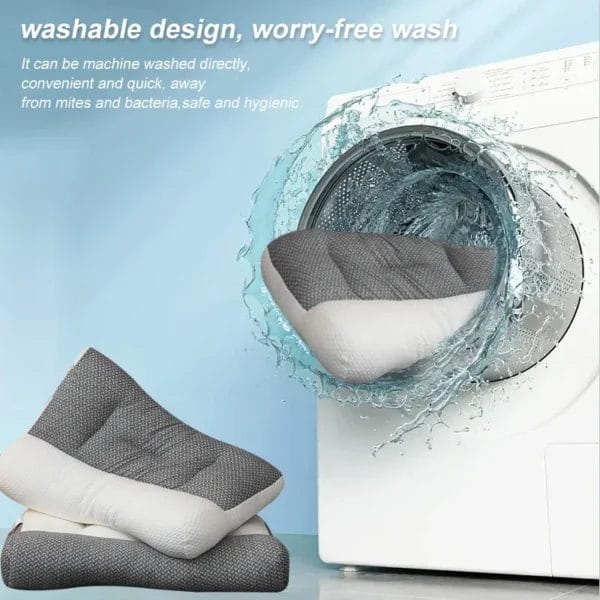 Pillow for Sleep Apnea: Soft Fiber Neck Pillow - Image 3