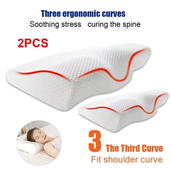 Pillow for Sleep Apnea: Ergonomic Memory Pillow.